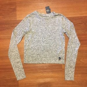 NWT Hollister Gray Long Sleeved Shirt